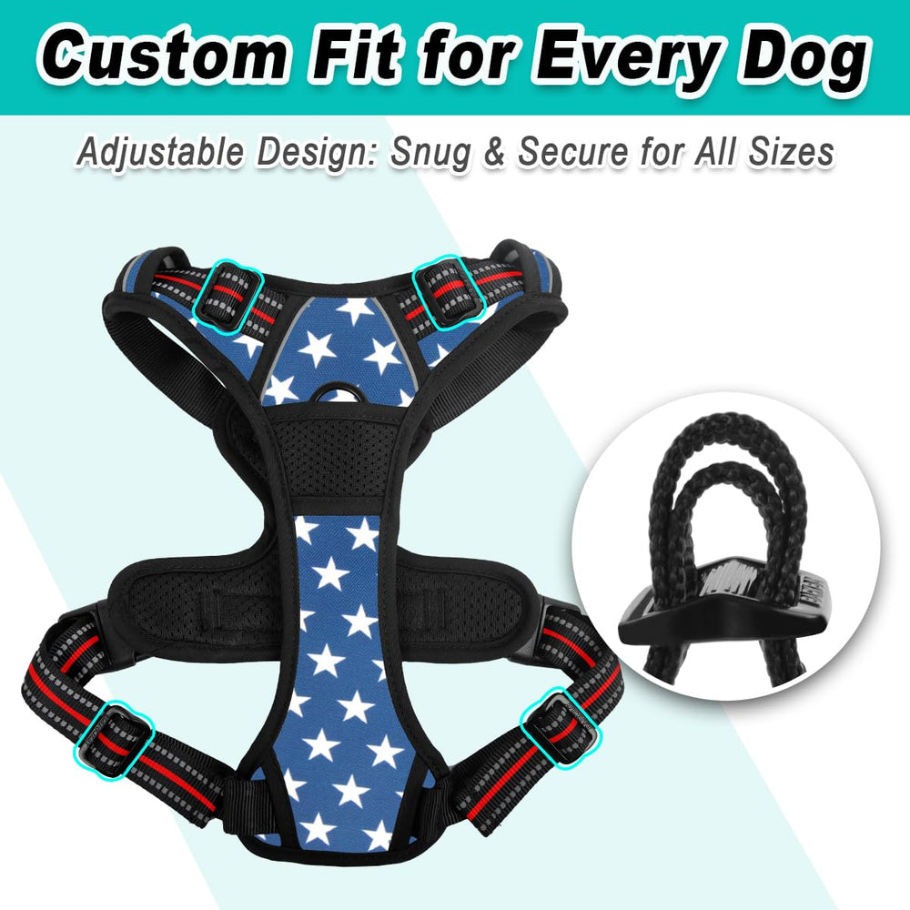 BARKBAY small dog harness with adjustable fit for tiny breeds.