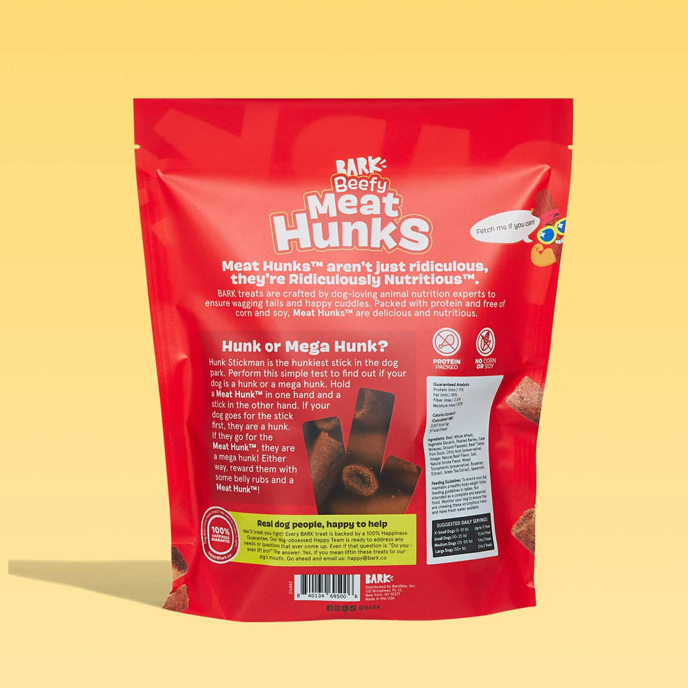 Beefy Meat Hunks de BarkBox: sin maíz ni soja, opción más limpia