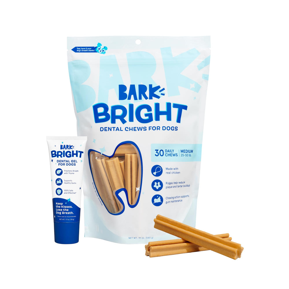 BarkBox Bright dental sticks ridges clean teeth and support fresher breath
