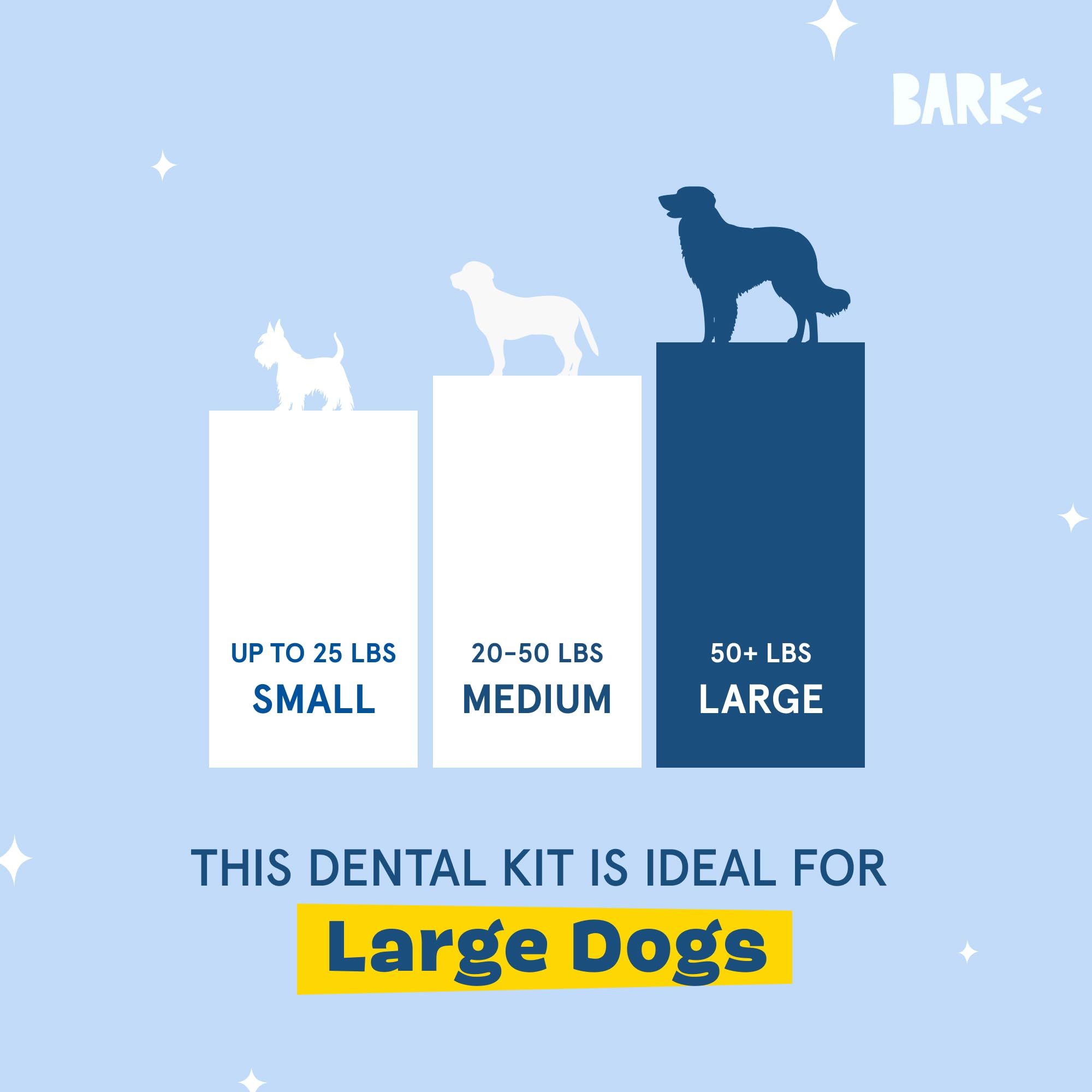 Barkbox Bright toothpaste gel center designed for targeted cleaning.