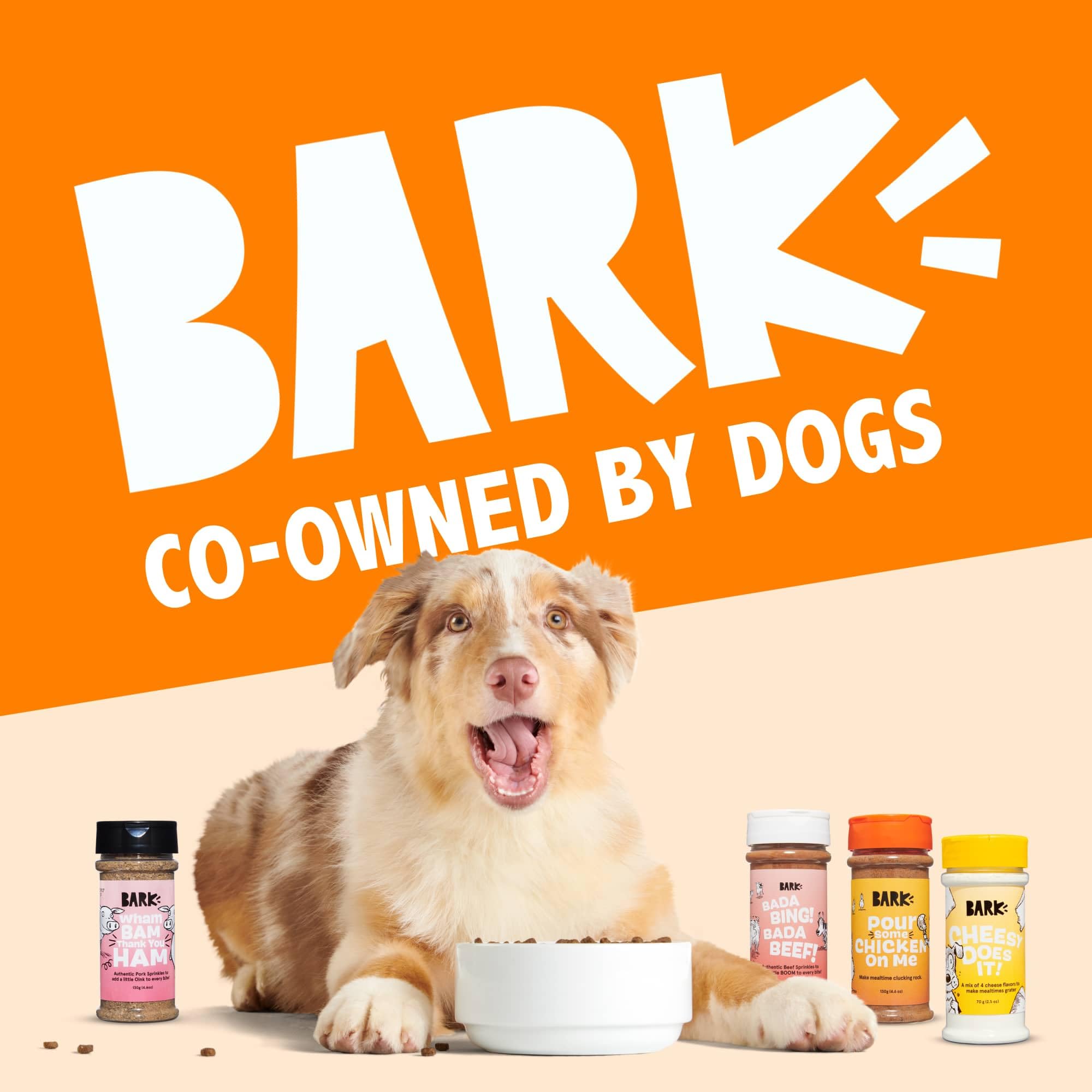 Barkbox broth-pairing idea suggests enhancing flavor with beef or bone broth.