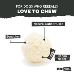 BarkBox Potato 2-in-1 toy plush layer detail highlights shreddable exterior and comforting texture