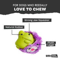BarkBox Torbert Troll Toy reveals hidden toy inside for extra playtime
