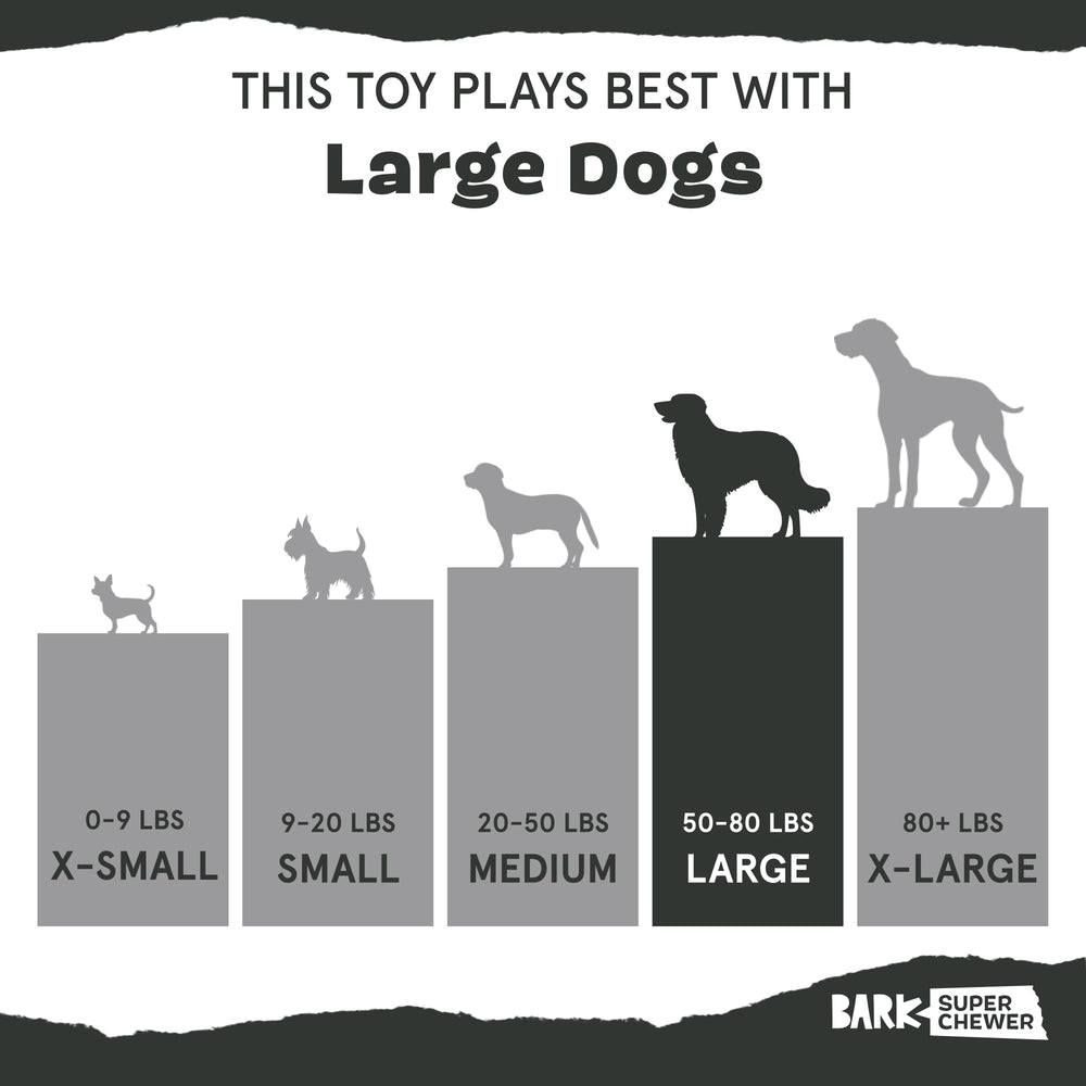 BarkBox Torbert Troll Toy great for large dogs during rugged play