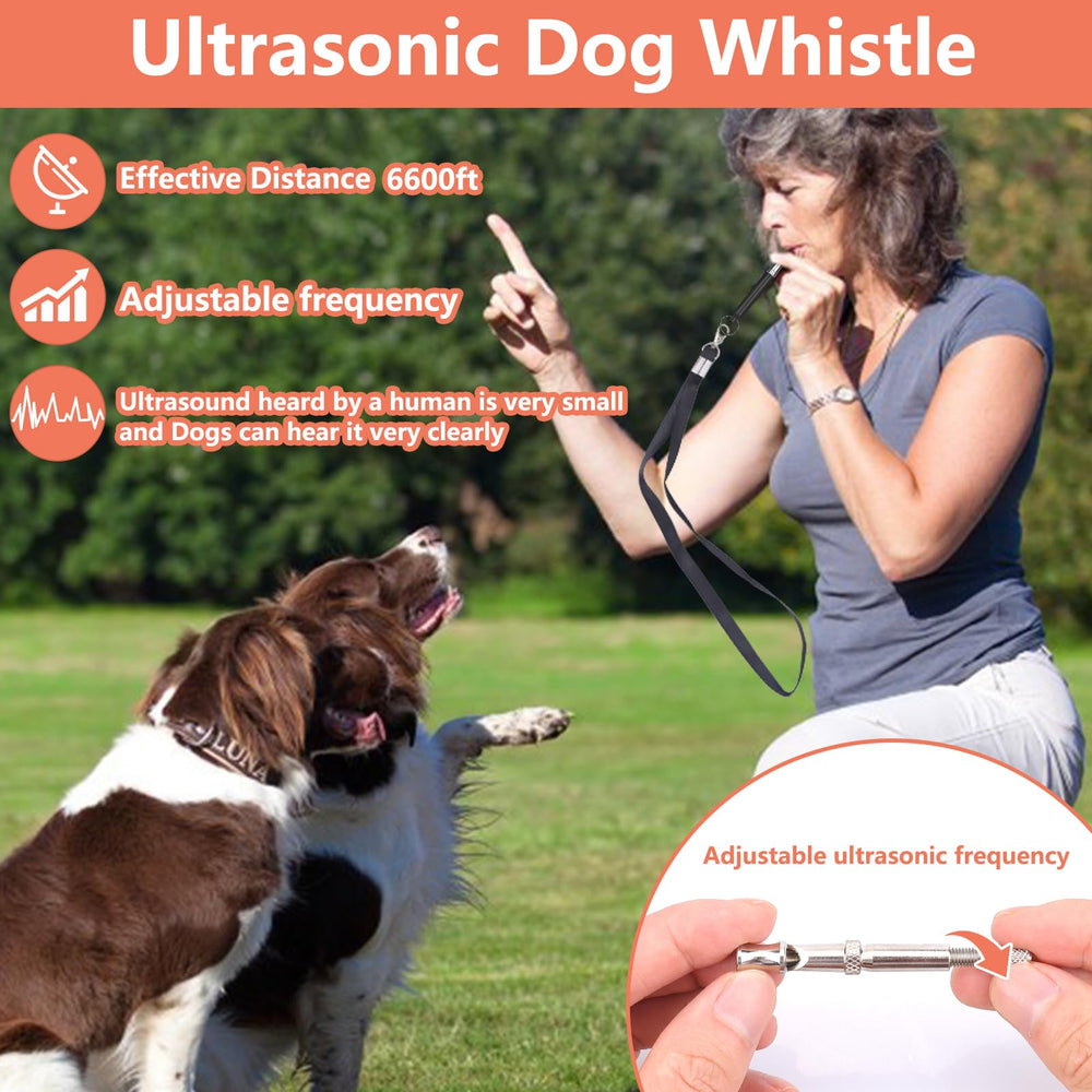 BARKIE 2-in-1 whistle clicker adds versatile signaling in one compact tool.