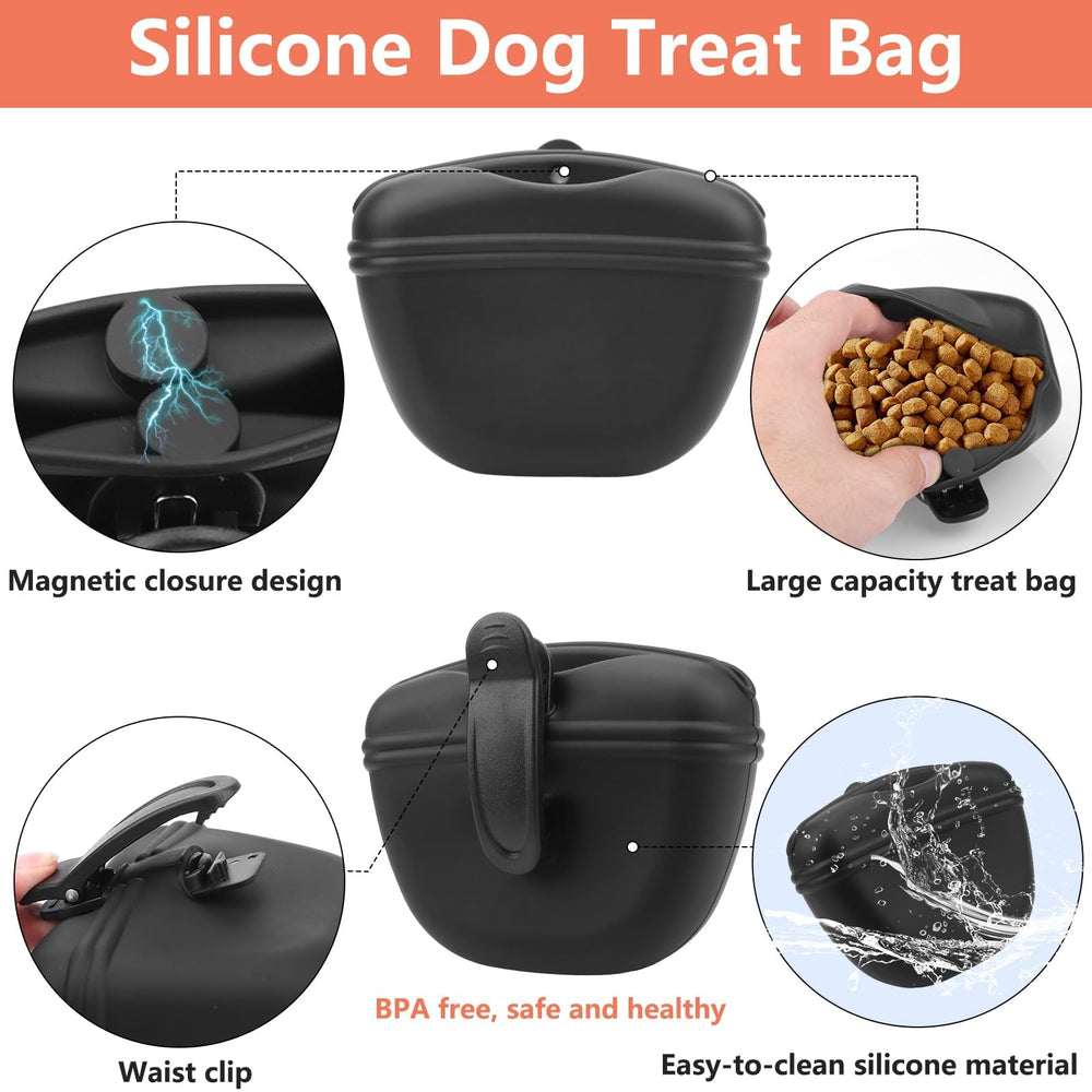 BARKIE dog clickers pair offers consistent cues for positive reinforcement training.