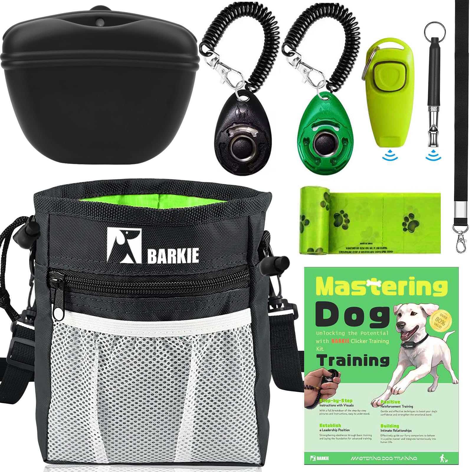 BARKIE training kit waistbag holds treats and gear for organized outdoor sessions.