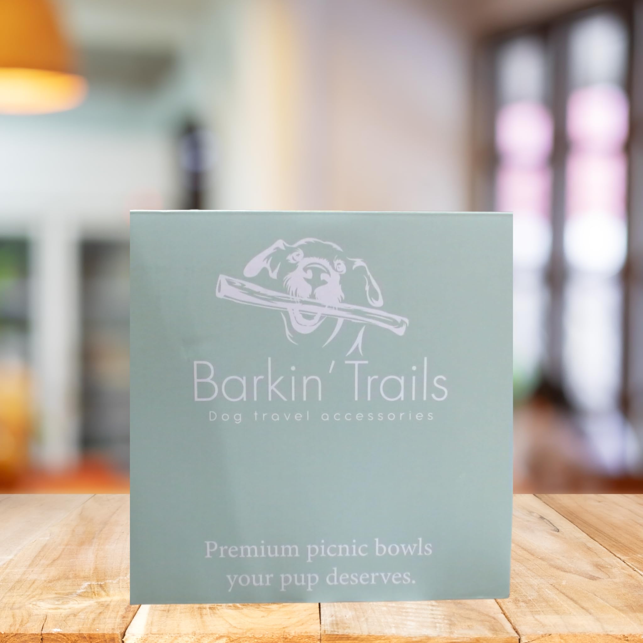 Barkin' Trails BPA-free plastic ensures safe, easy-to-clean outdoor dining.