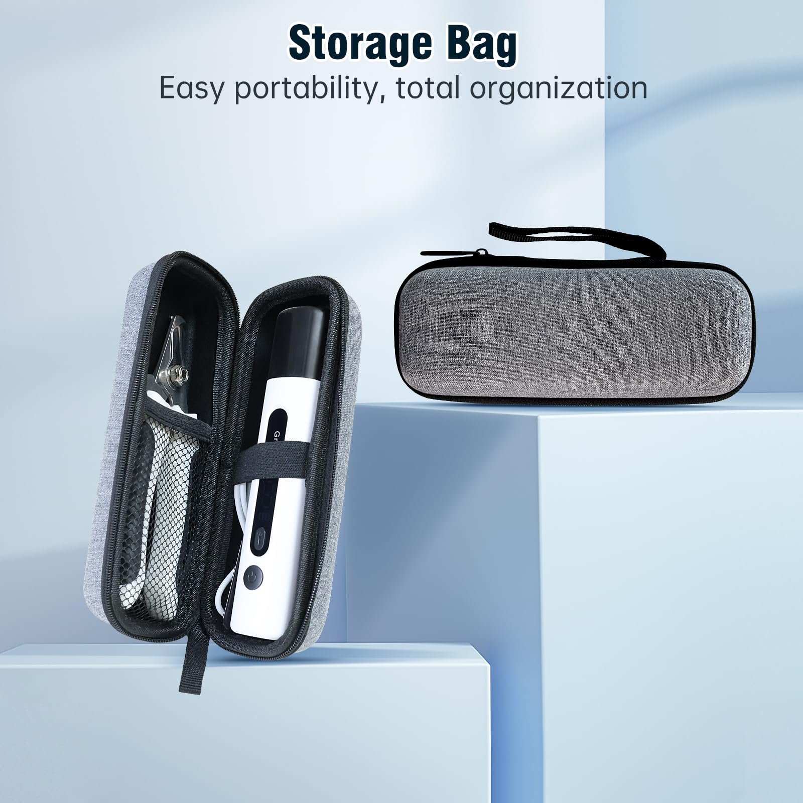 Barkitty complete professional kit including grinder, clipper, file, diamond head, and sponges.