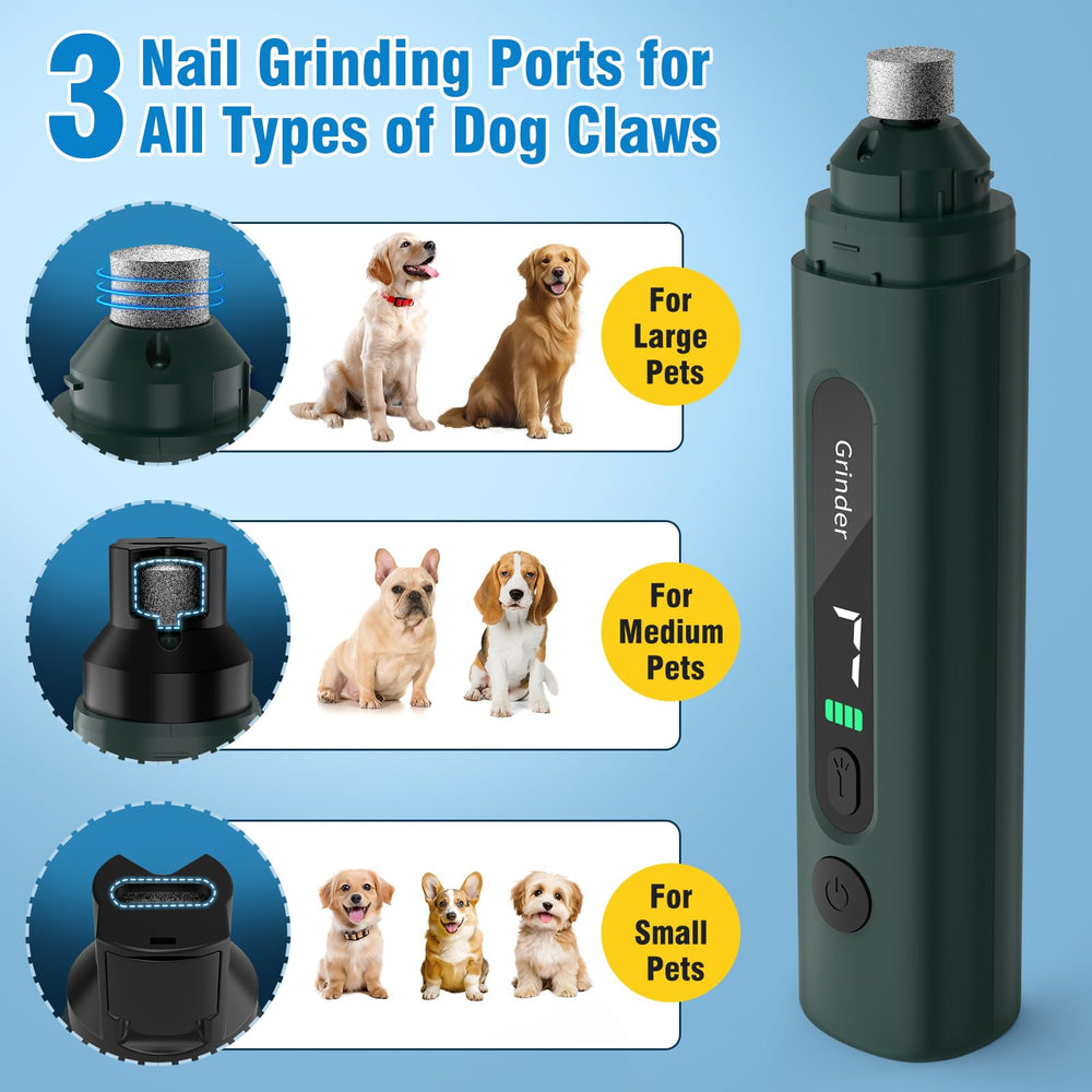Barkitty green nail grinder in action with a modern look.