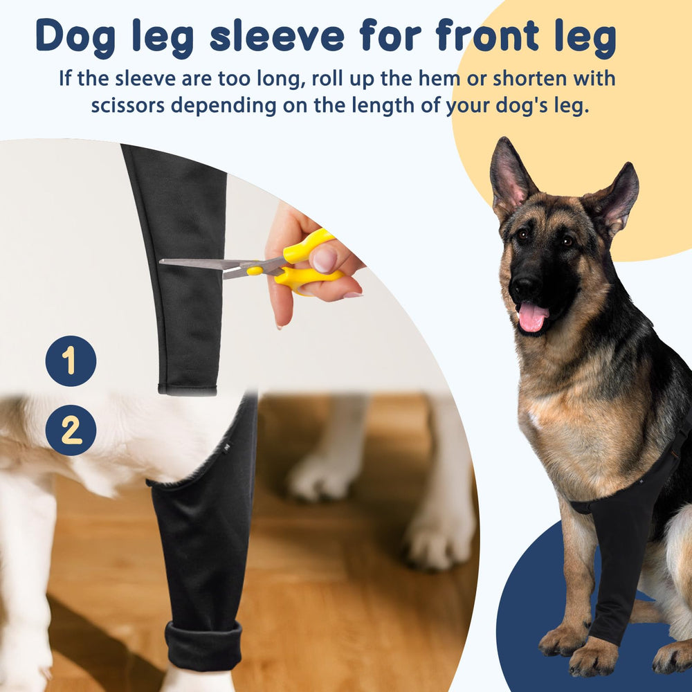 BARKLESS breathable material dog sleeve supports airflow and comfort.
