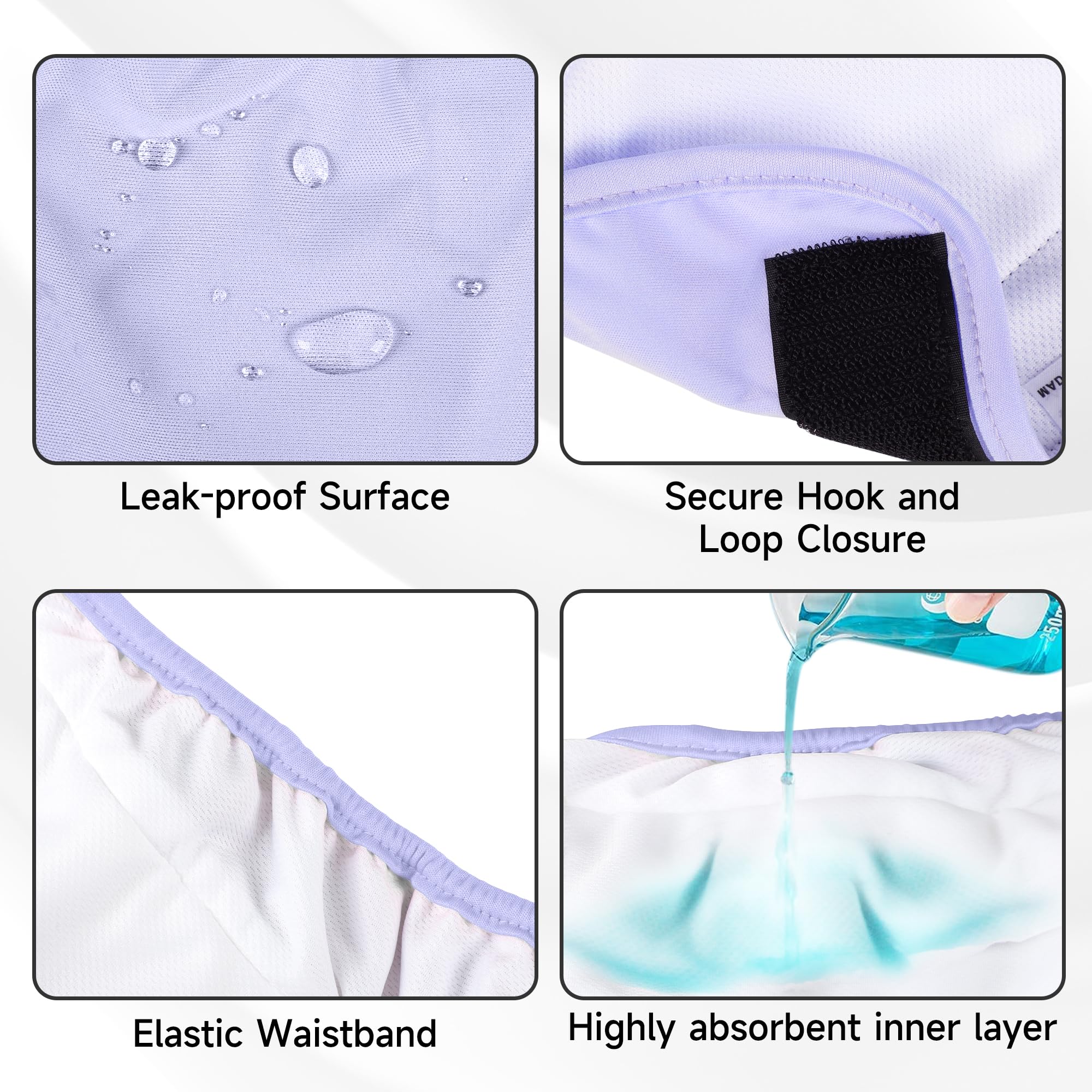 Barklincharm female-dogs-heat diaper on dog demonstrates practical use during heat cycles.