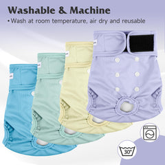 Barklincharm washable diapers stitched strong seam demonstrates durability after repeated washing.