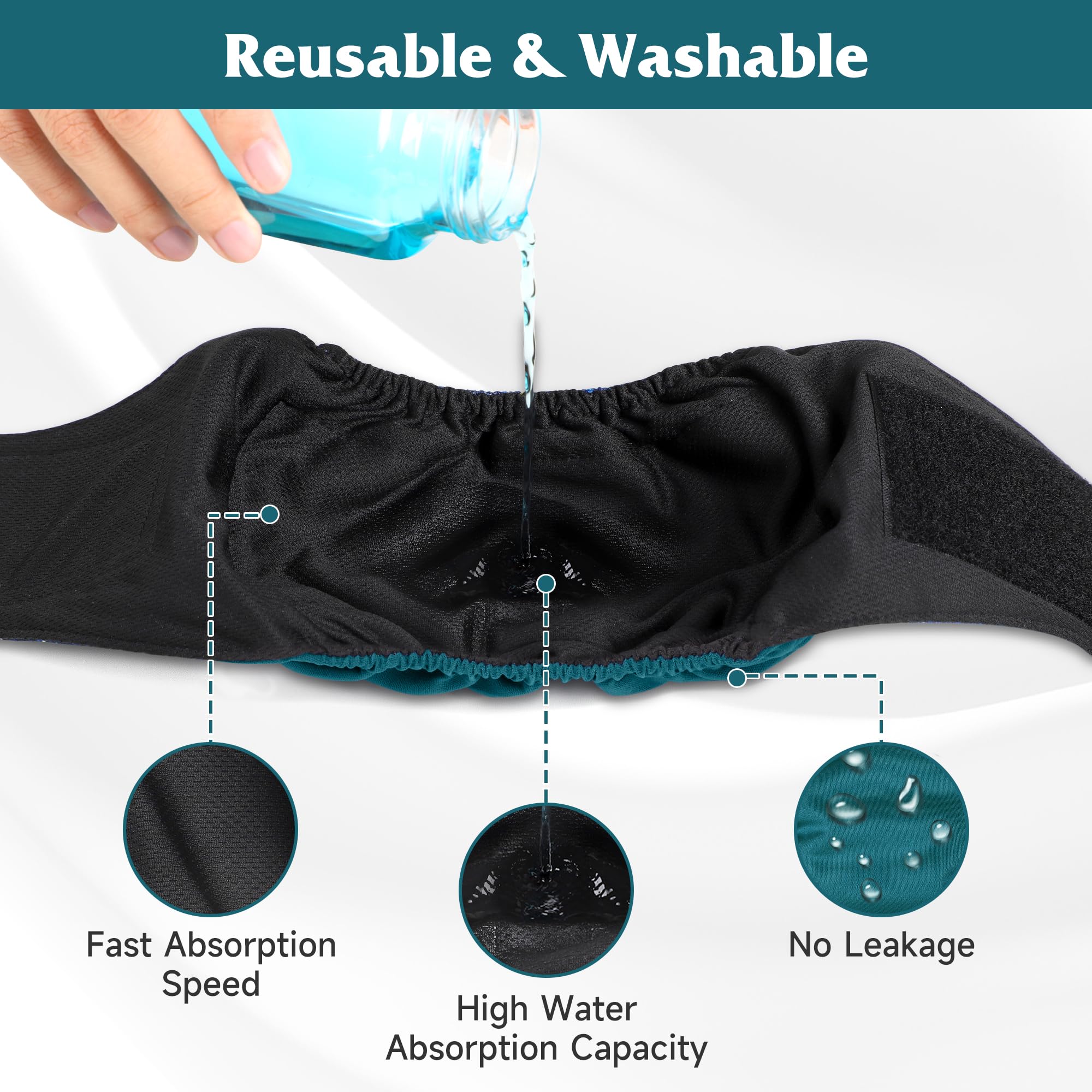 Barklincharm washable reusable design supports sustainable pet care