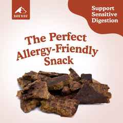 BARK'N BIG bison lung treats closeup crunch showcases light, crispy texture ideal for training.