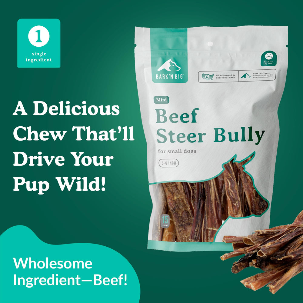BARK'N BIG dental chew benefits—helps reduce plaque with daily chewing