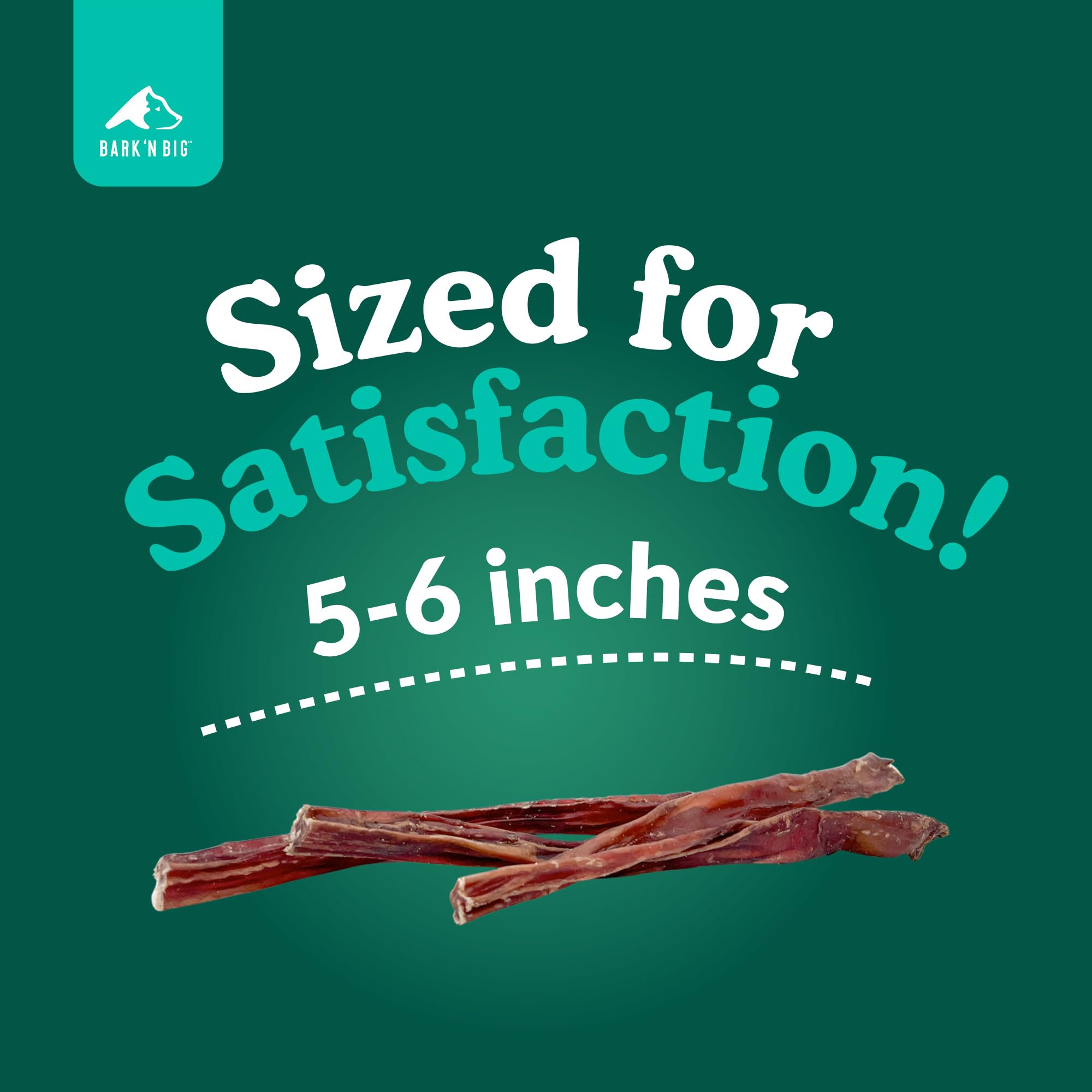 BARK'N BIG fully digestible steer sticks—alternative to rawhide