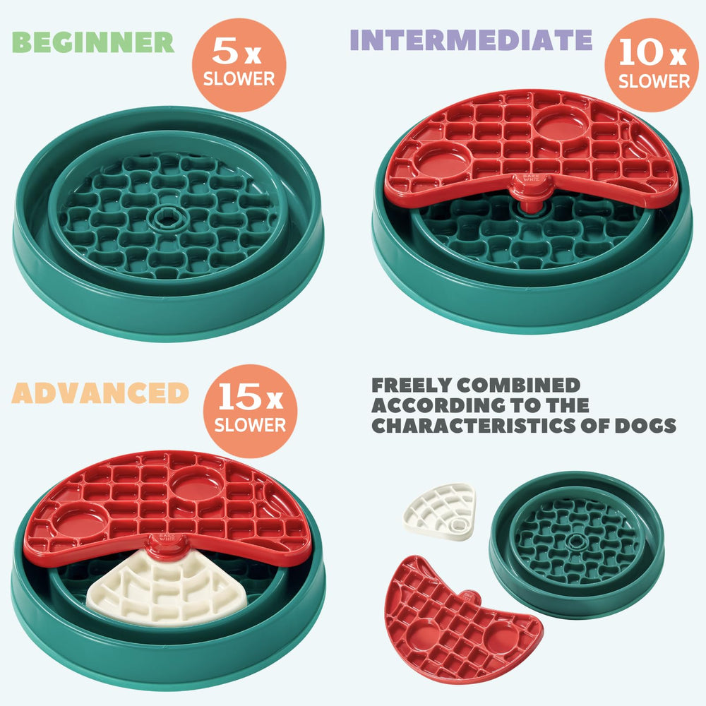 Barkwhiz tazón antideslizante mantiene estable la comida.