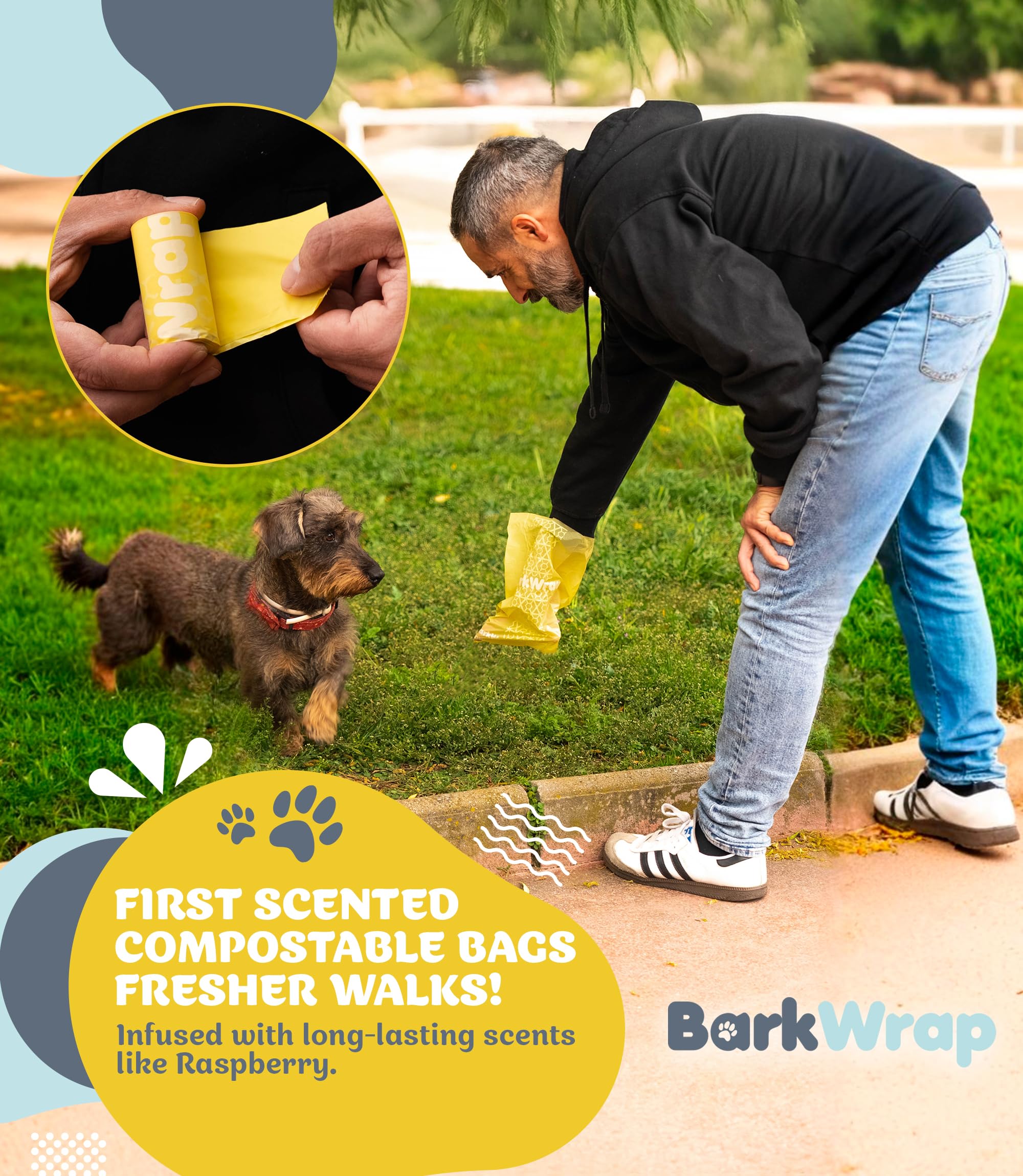 BARKWRAP BAG 20-micron-thickness bags offer reliable protection on messy days.