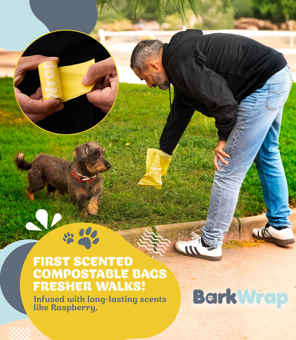 BARKWRAP BAG 20-micron-thickness bags offer reliable protection on messy days.