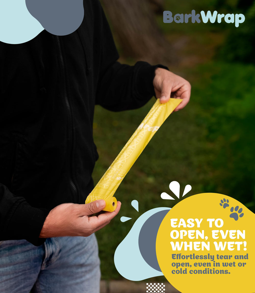 BARKWRAP BAG colorful-design-roll appeals to eco-conscious pet owners.