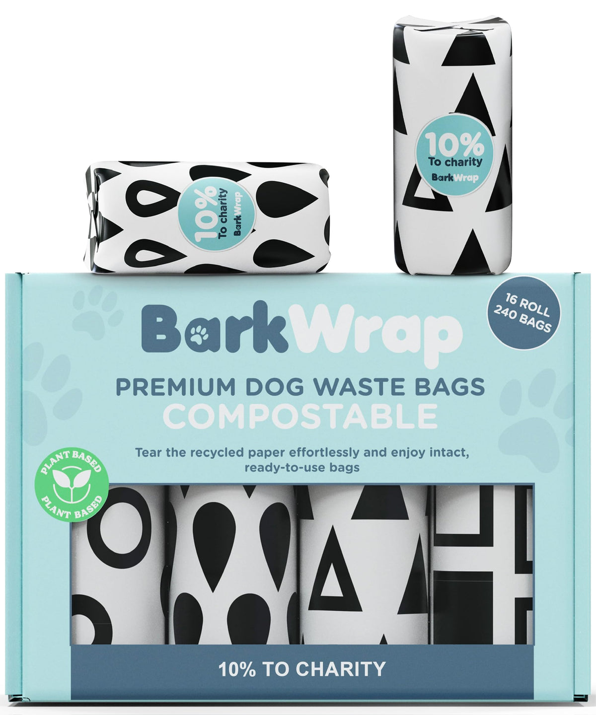 BARKWRAP BAG roll eco-packaging shows sustainable materials and reduced waste.