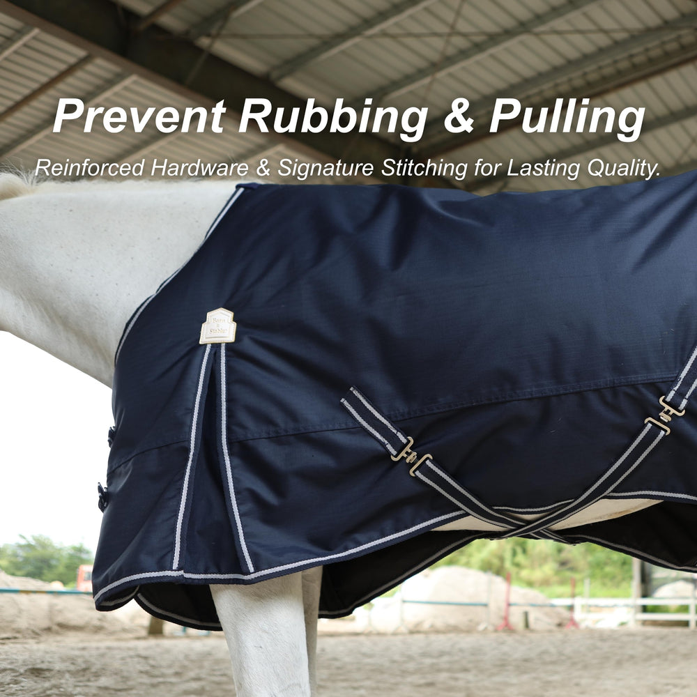 BARN & STABLE all-weather blanket provides warmth and weather resistance