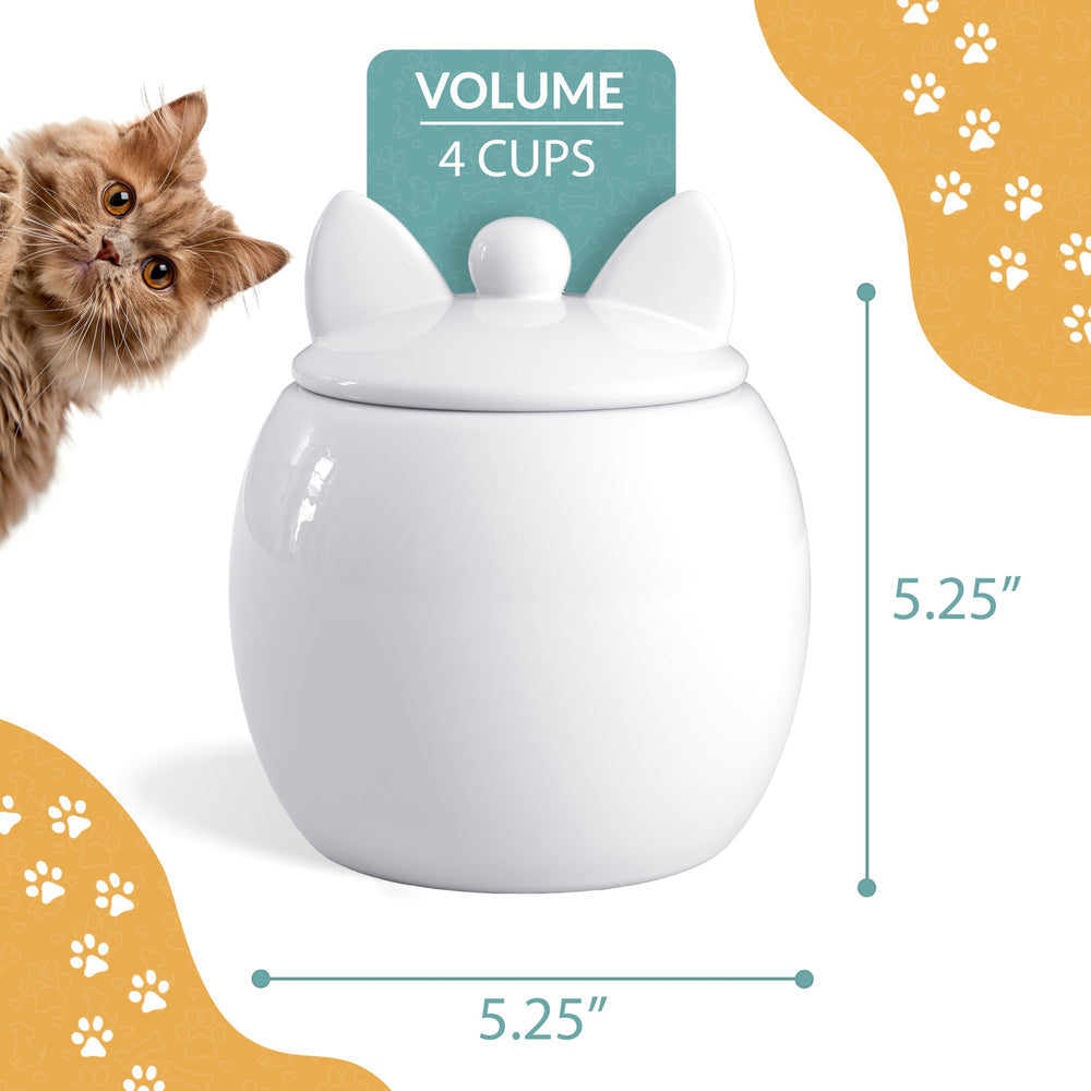Barnyard Designs vintage farmhouse look adds charm while storing pet treats.