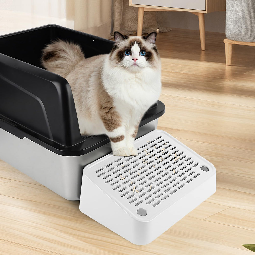 Bartuke cat litter box ramp anti-slip stickers prevent movement during use