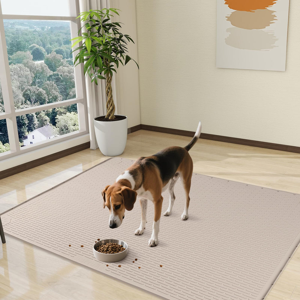 Bartuke dog food mat 50x35 suitable for multiple pets feeding