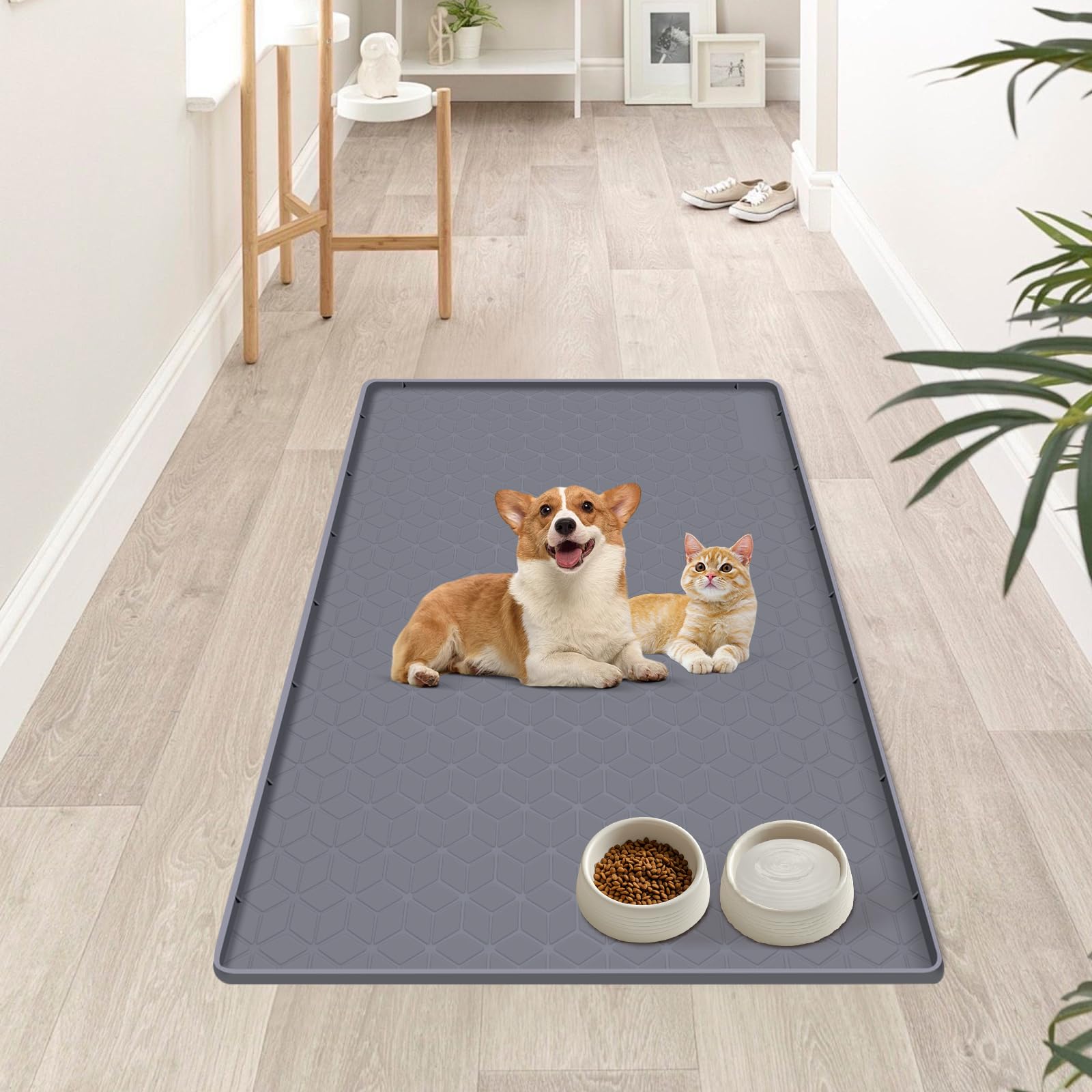 Bartuke dark-grey silicone mat focus delivers durable, hygienic use.