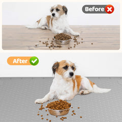 Bartuke easy-clean mat rinses quickly and dries for next use.