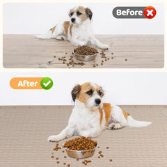 Bartuke Dog Food Mat easy clean design for quick rinsing and drying