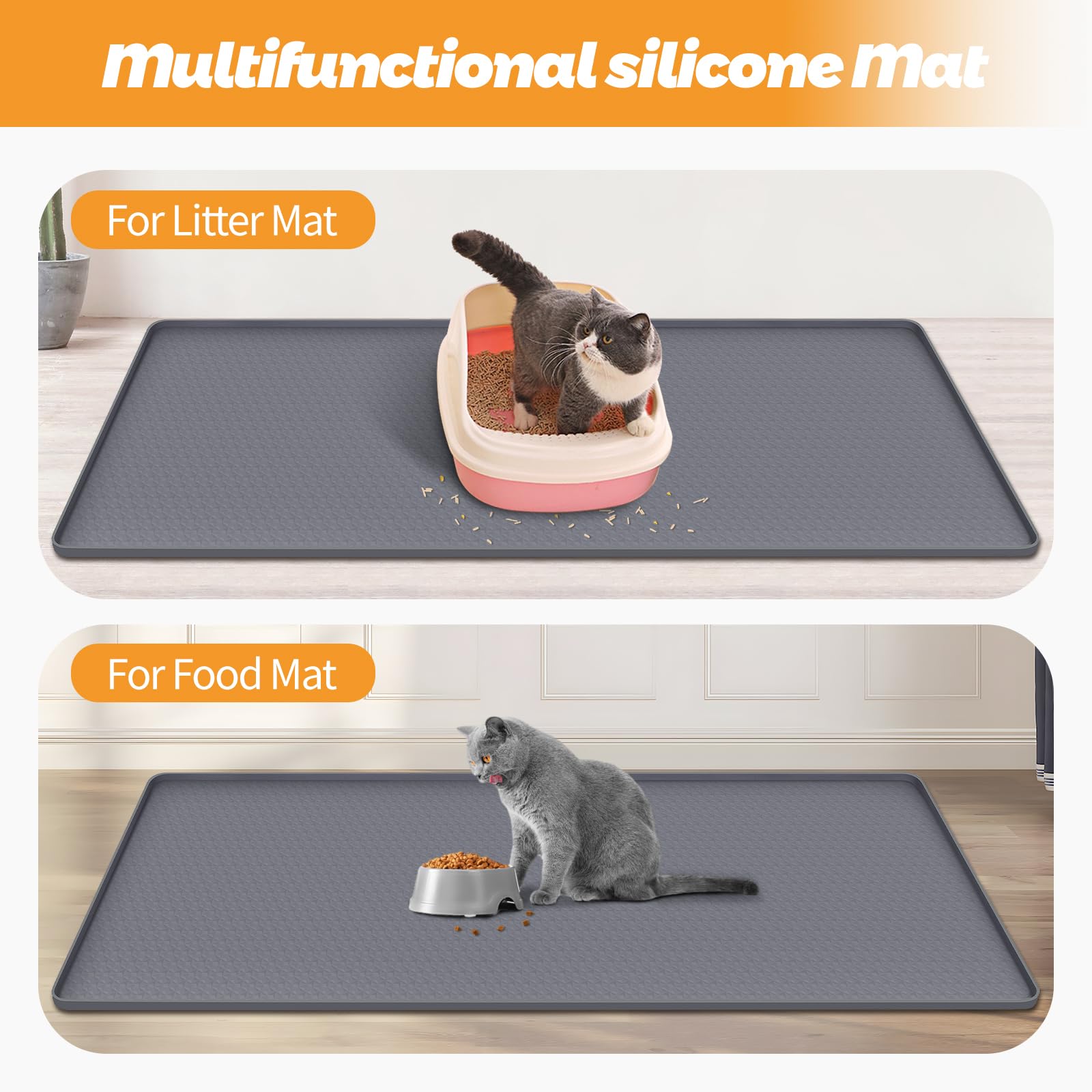 Bartuke durable nondeform silicone resists wear and protects floors