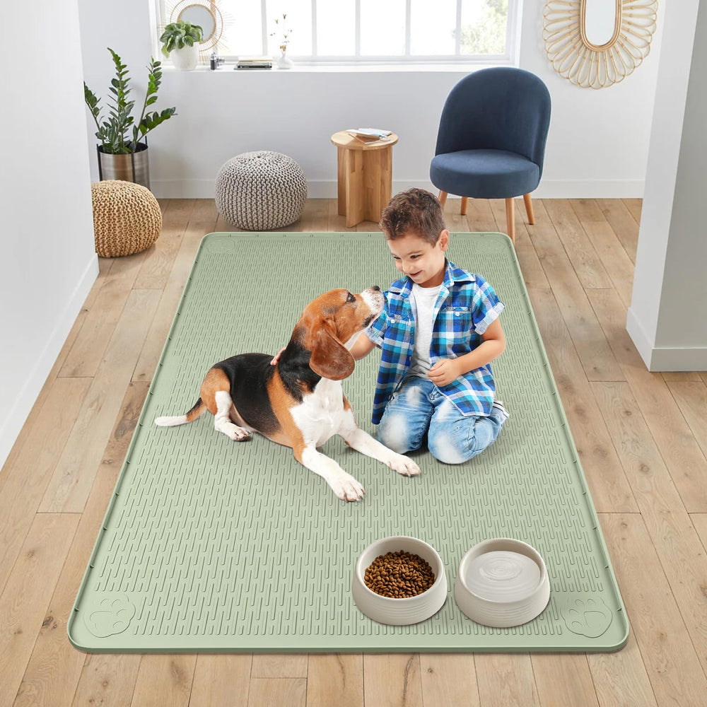 Bartuke easy-clean silicone mat is quick to rinse and dry
