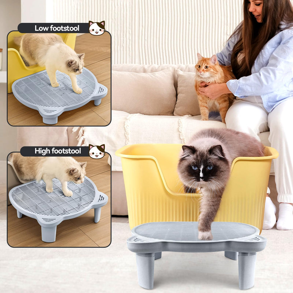 Bartuke elevated-entry ramp assists senior cats with gentle support.