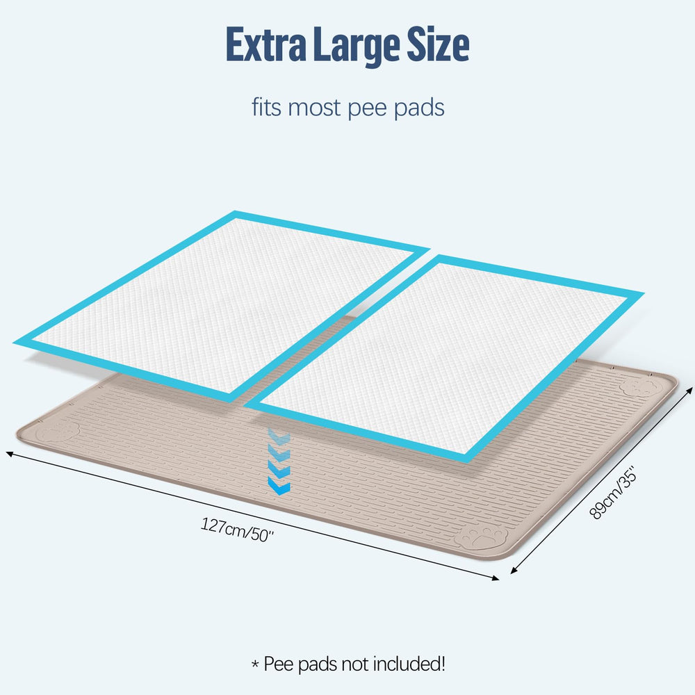 Bartuke pee pad holder non-slip base prevents shifting during use.