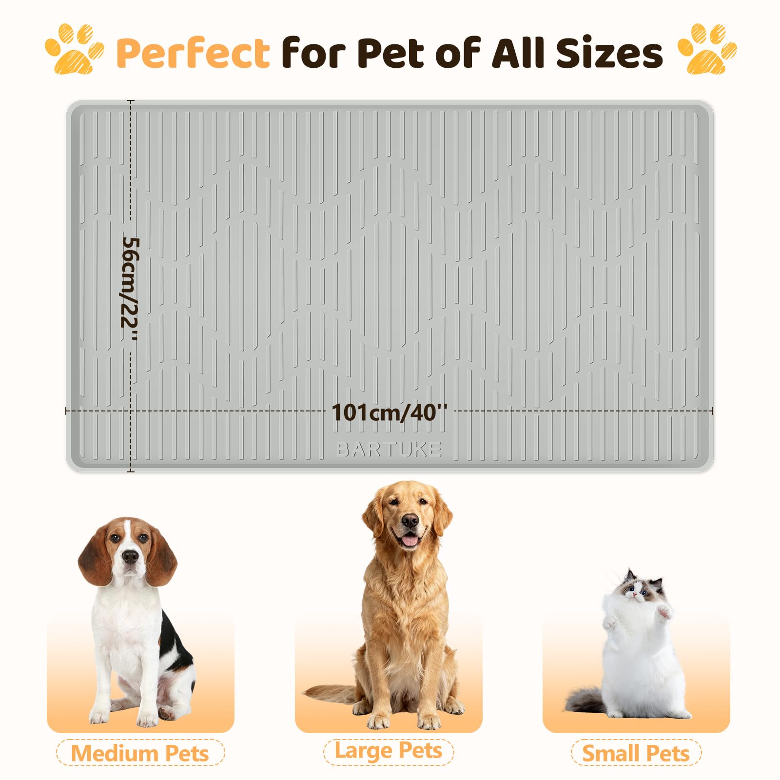 Bartuke foldable silicone mat folds compactly for travel.