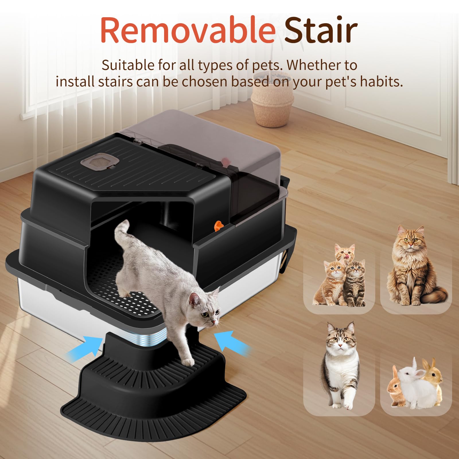 Bartuke XXXL 180 degree flip cover for quick cleaning