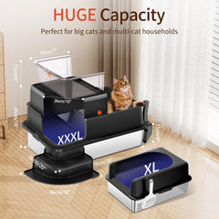 Bartuke XXXL with lid open highlights easy cleaning access