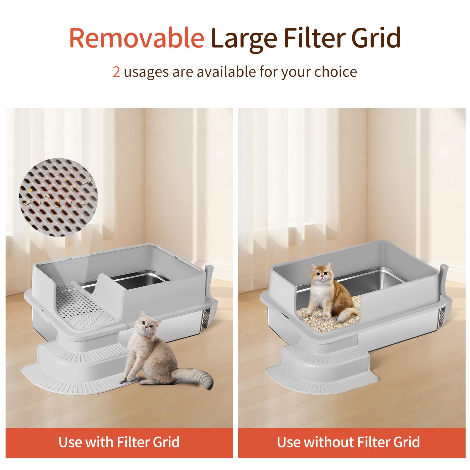 Bartuke XXXL open configuration for quick cleaning and easy access