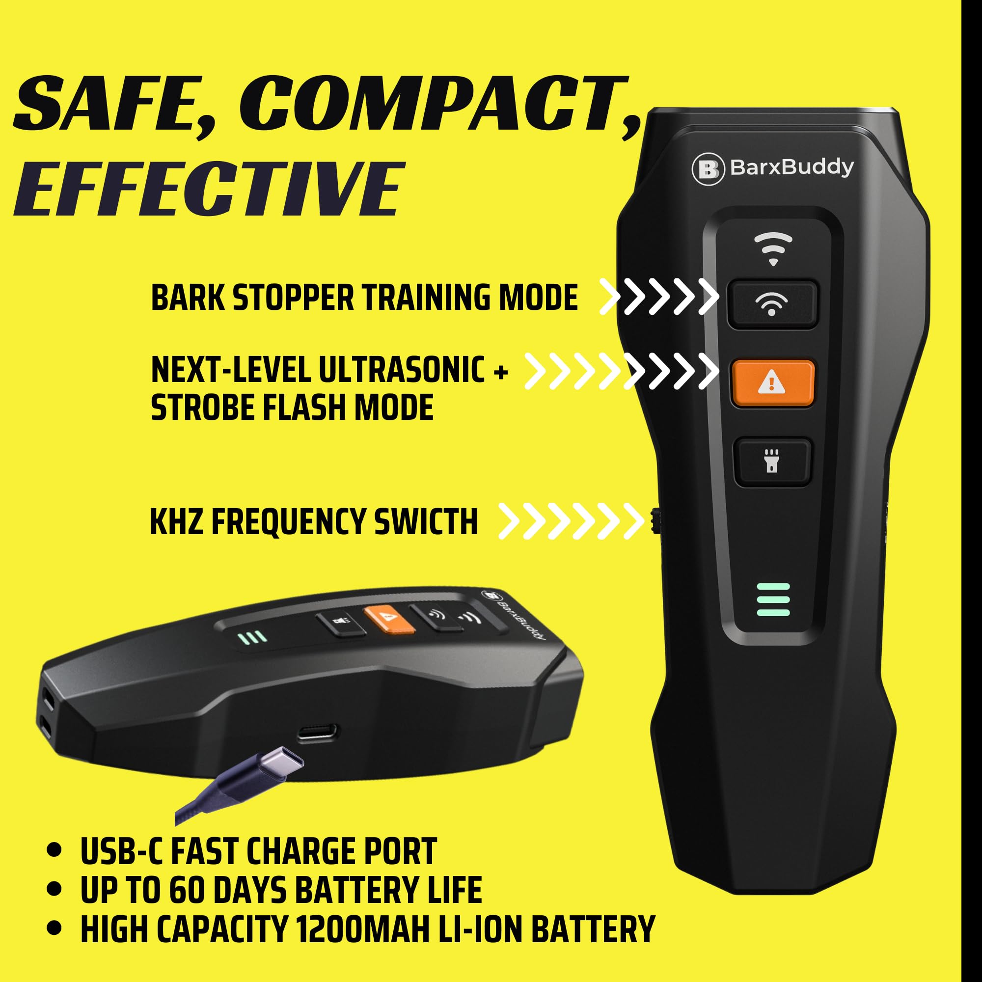 BarxBuddy 2nd Gen long-range feature supports training across yards or parks