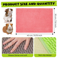 Barydat guinea pig cage liner 16x12-inch front view demonstrates size fit for small pets.