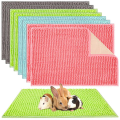 Barydat guinea pig cage liner 8-packs setup shows ready-to-use mats for cages, keeping spaces clean.