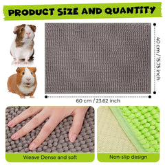 Barydat guinea pig cage liner color varieties highlights colorful, washable mats that fit small pets.