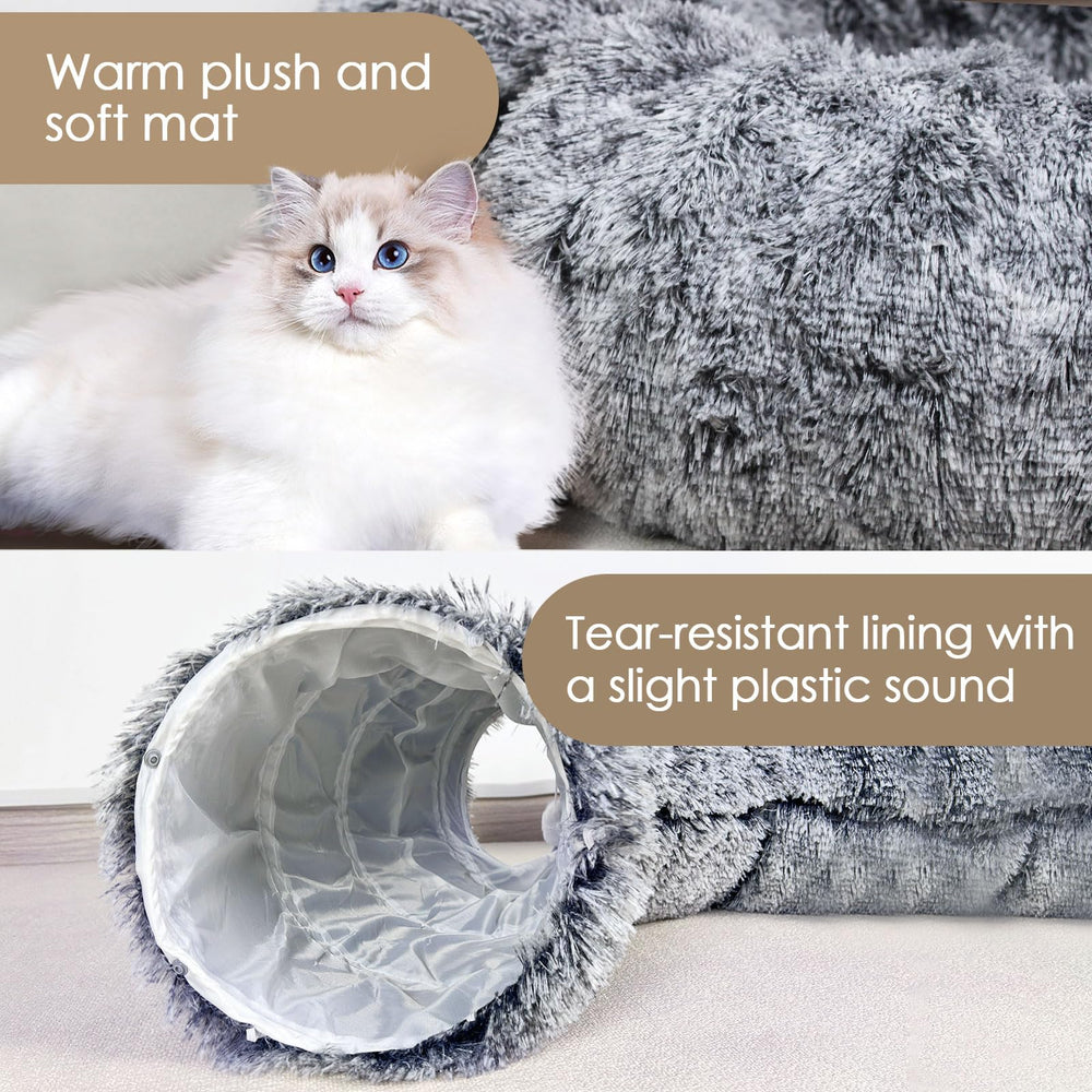 Baseola Peekaboo cave with soft mat invites kittens to play and nap.