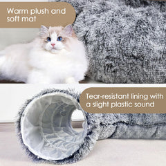 Baseola Peekaboo cave with soft mat invites kittens to play and nap.
