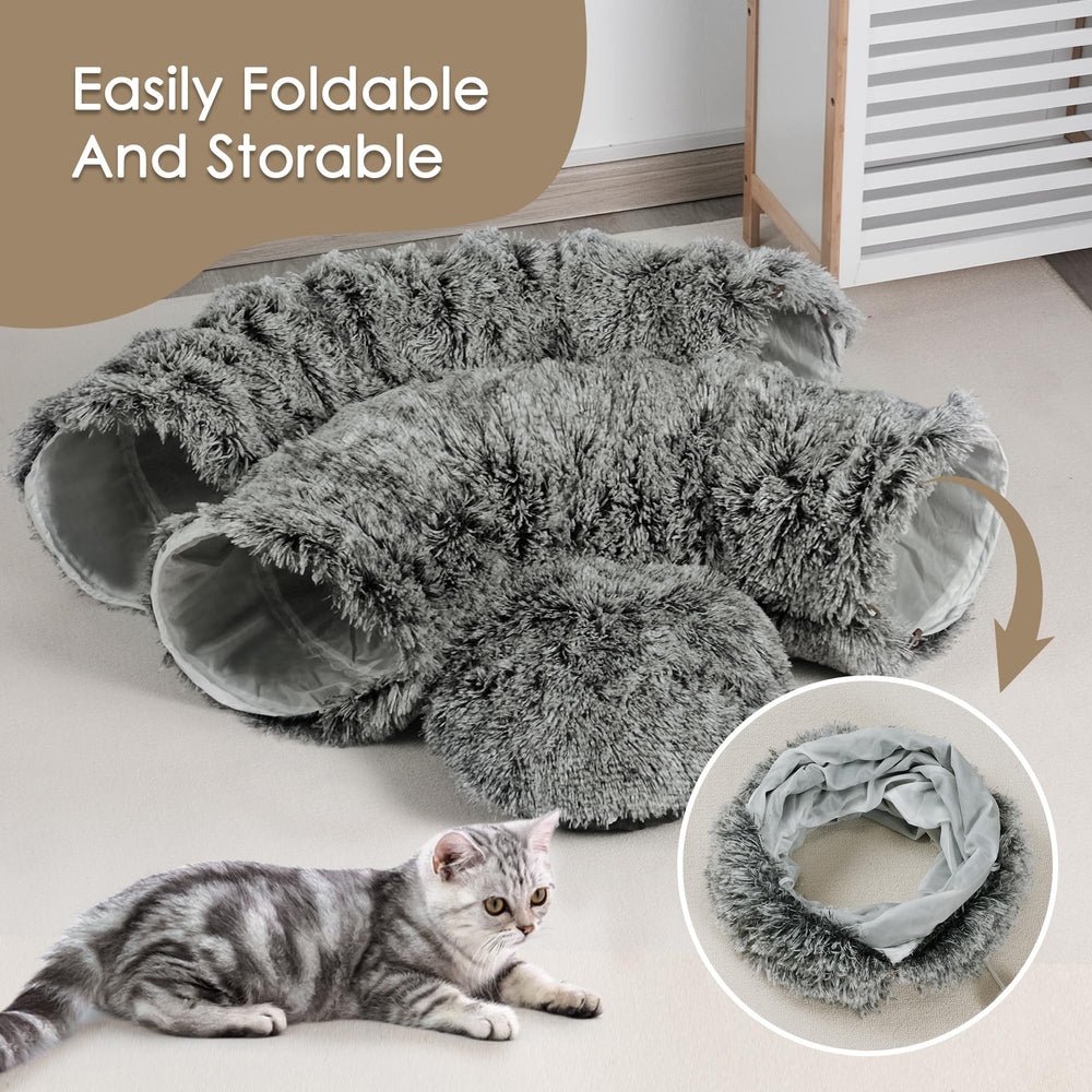 Baseola Cat Tunnel Multi-Pet Play Space supports shared exploration.