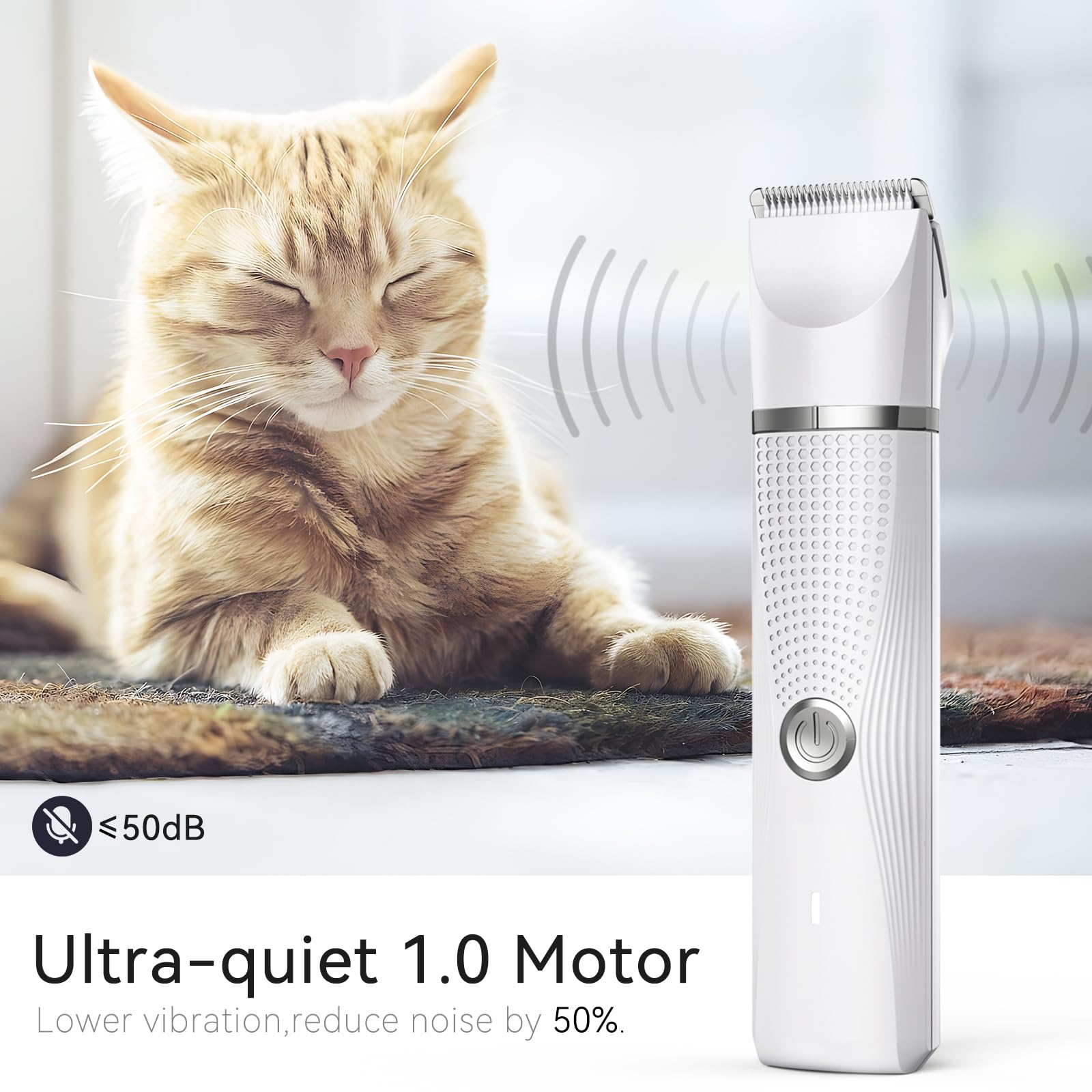 Bautrium IPX7 waterproof clippers for easy rinse cleanup.