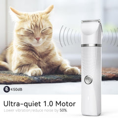Bautrium IPX7 waterproof clippers for easy rinse cleanup.